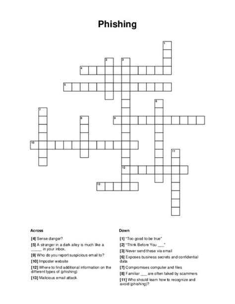 Answers for Go phishing? crossword clue, 8 letters. Search for crossword clues found in the Daily Celebrity, NY Times, Daily Mirror, Telegraph and major publications. Find clues for Go phishing? or most any crossword answer or clues for crossword answers. ... Phishing target ROPES IN: Lures by phishing, say EMAIL HOAX: Phishing scam, …